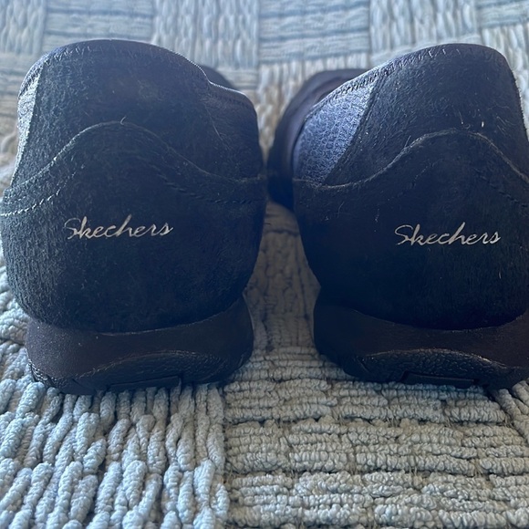 Skechers Memory Foam Relax Fit Biker Slip On Loafers Stretch Fabric Leather Sz10 - Picture 6 of 12